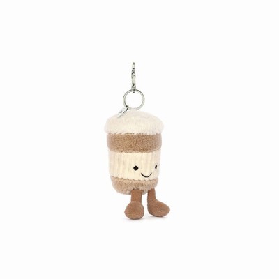 Jellycat Amuseables Coffee-To-Go Dije Para Bolso | IPNE-37469